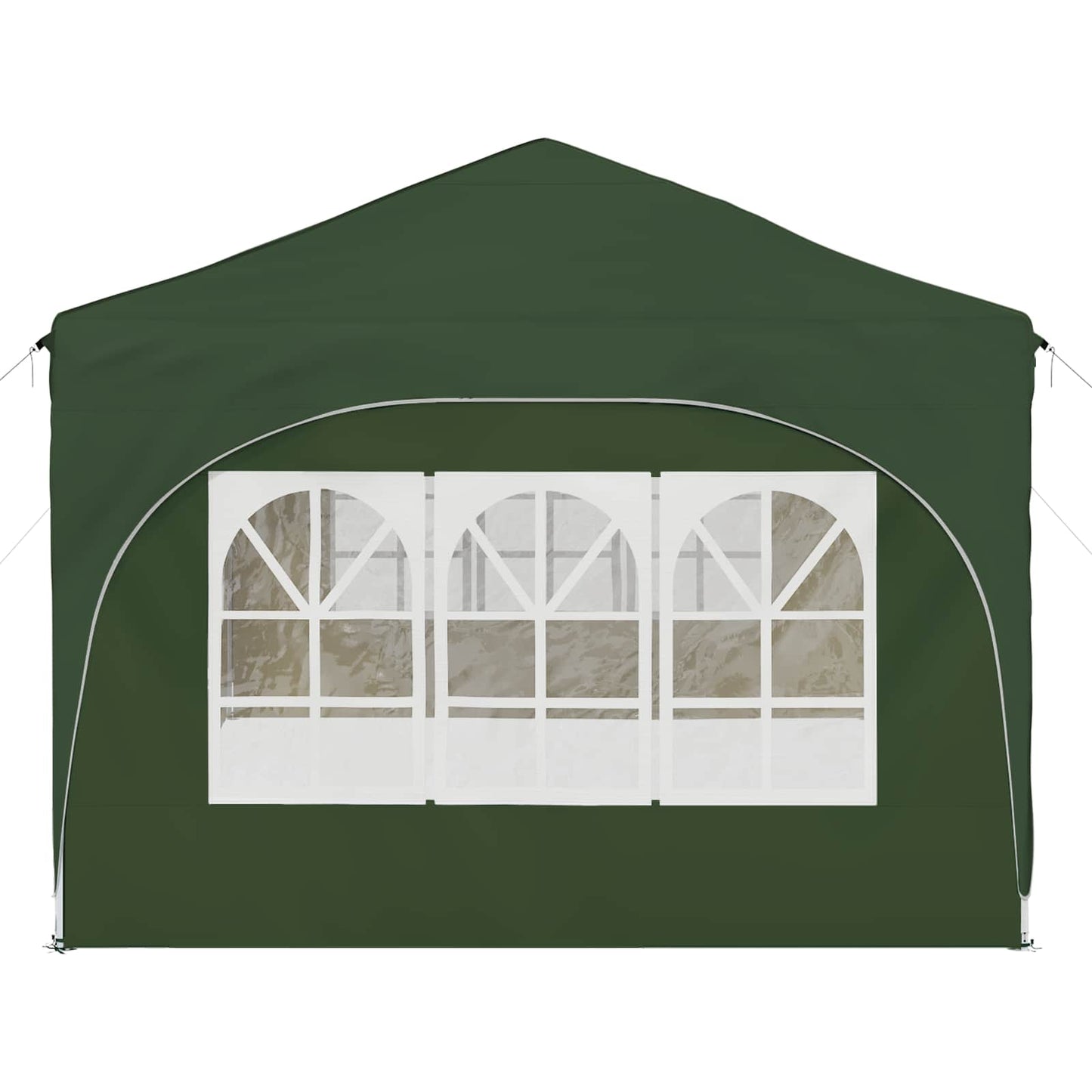 vidaXL Pop-up Party Tent 575 x 288 x 245 cm Green Oxford Fabric