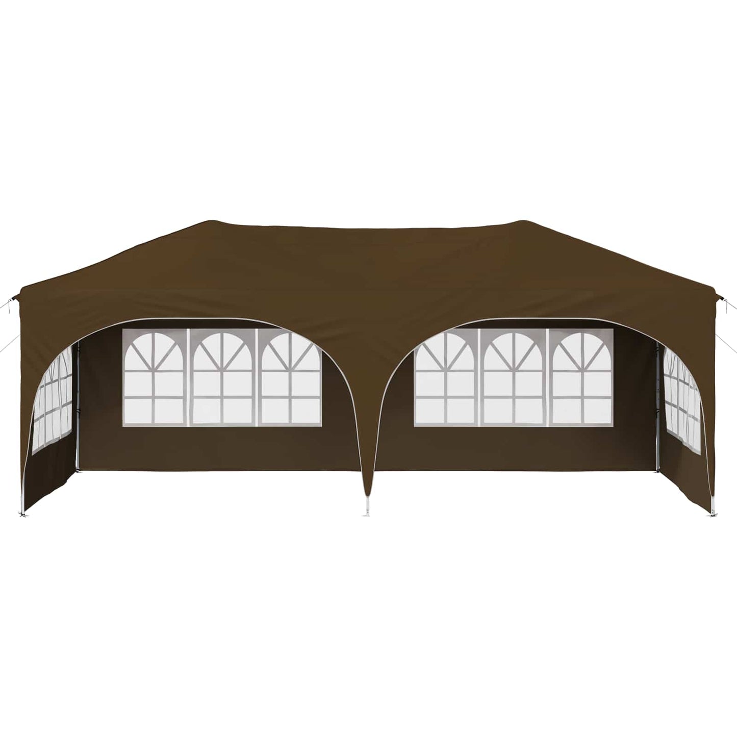 vidaXL Pop-up Party Tent 575 x 288 x 245 cm Taupe Oxford Fabric