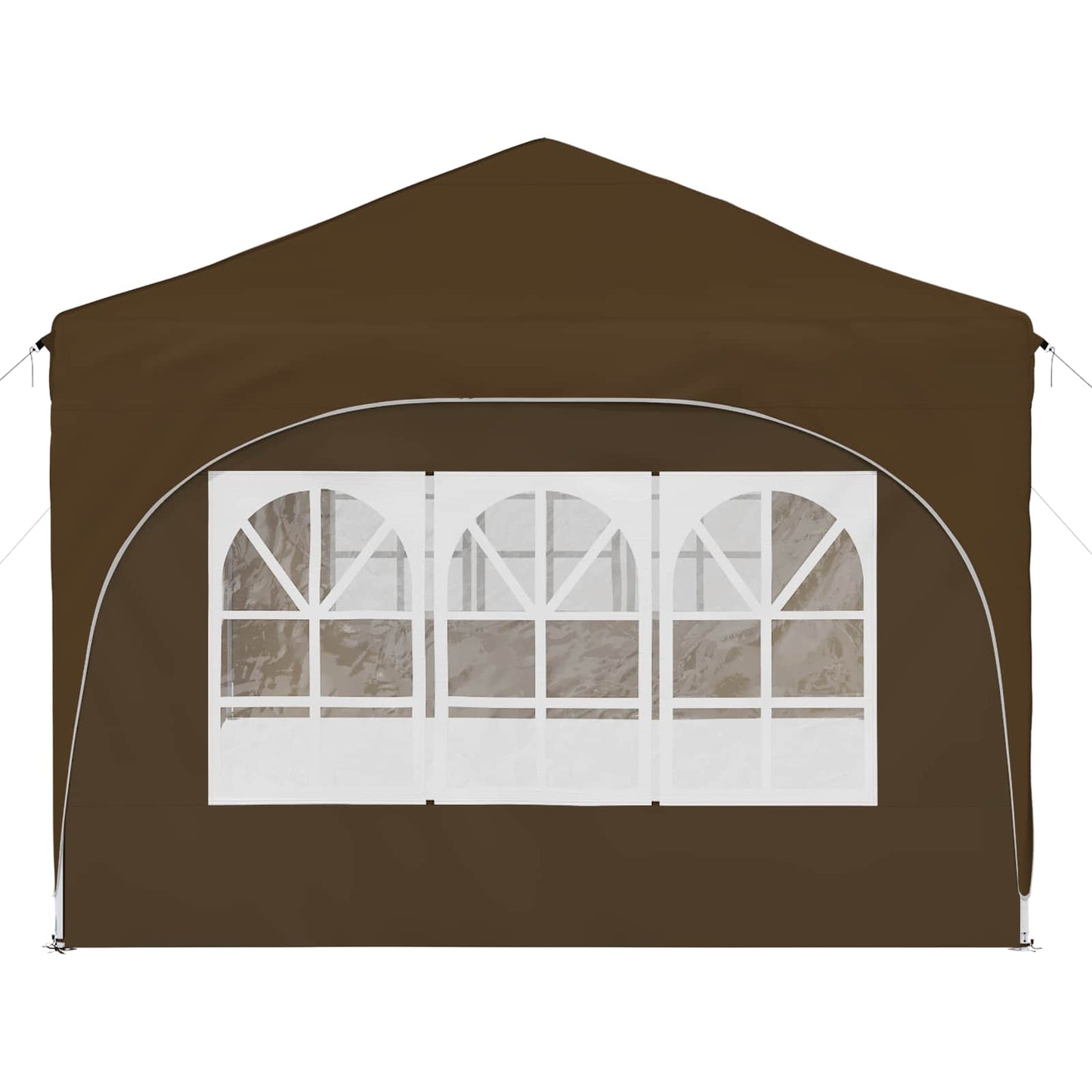 vidaXL Pop-up Party Tent 575 x 288 x 245 cm Taupe Oxford Fabric