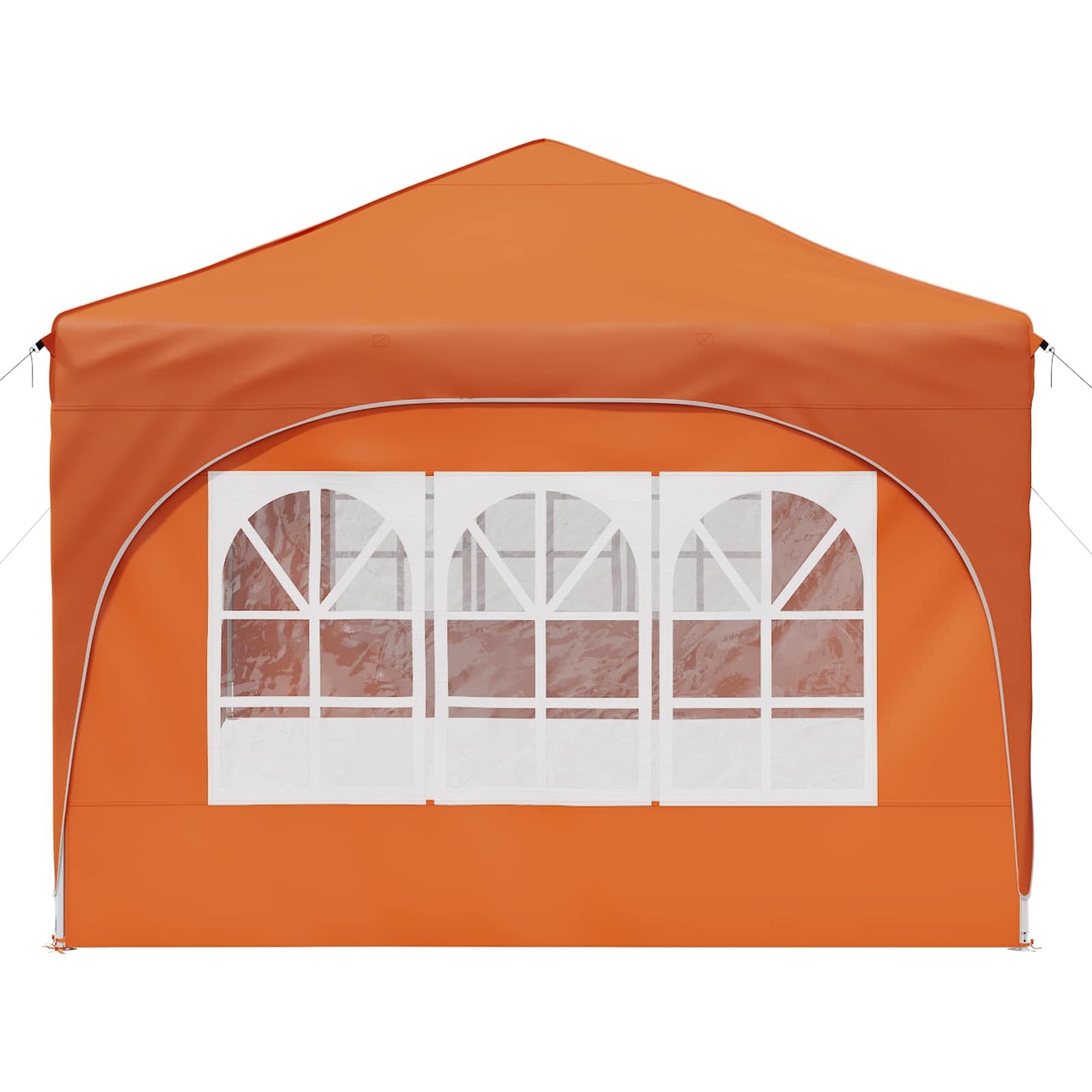 vidaXL Pop-up Party Tent 575 x 288 x 245 cm Orange Oxford Fabric
