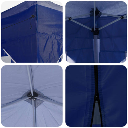 vidaXL Pop-up Party Tent 575 x 288 x 245 cm Blue Oxford Fabric