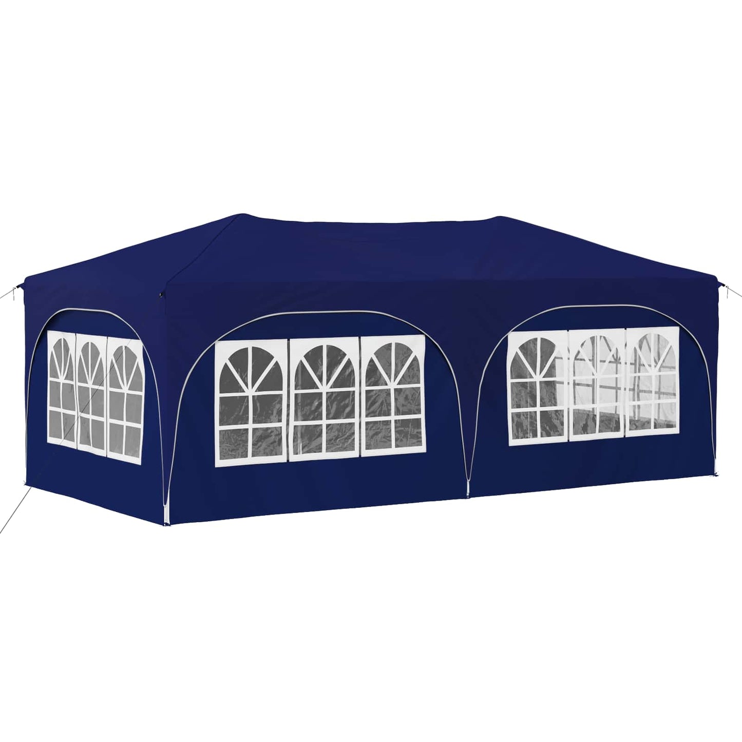 vidaXL Pop-up Party Tent 575 x 288 x 245 cm Blue Oxford Fabric