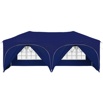 vidaXL Pop-up Party Tent 575 x 288 x 245 cm Blue Oxford Fabric