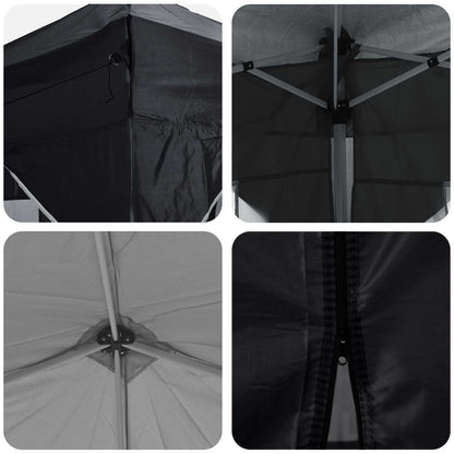 vidaXL Pop-up Party Tent 575 x 288 x 245 cm Anthracite Oxford Fabric