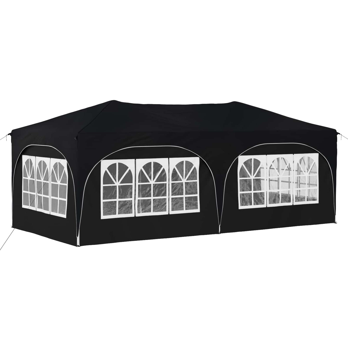 vidaXL Pop-up Party Tent 575 x 288 x 245 cm Anthracite Oxford Fabric