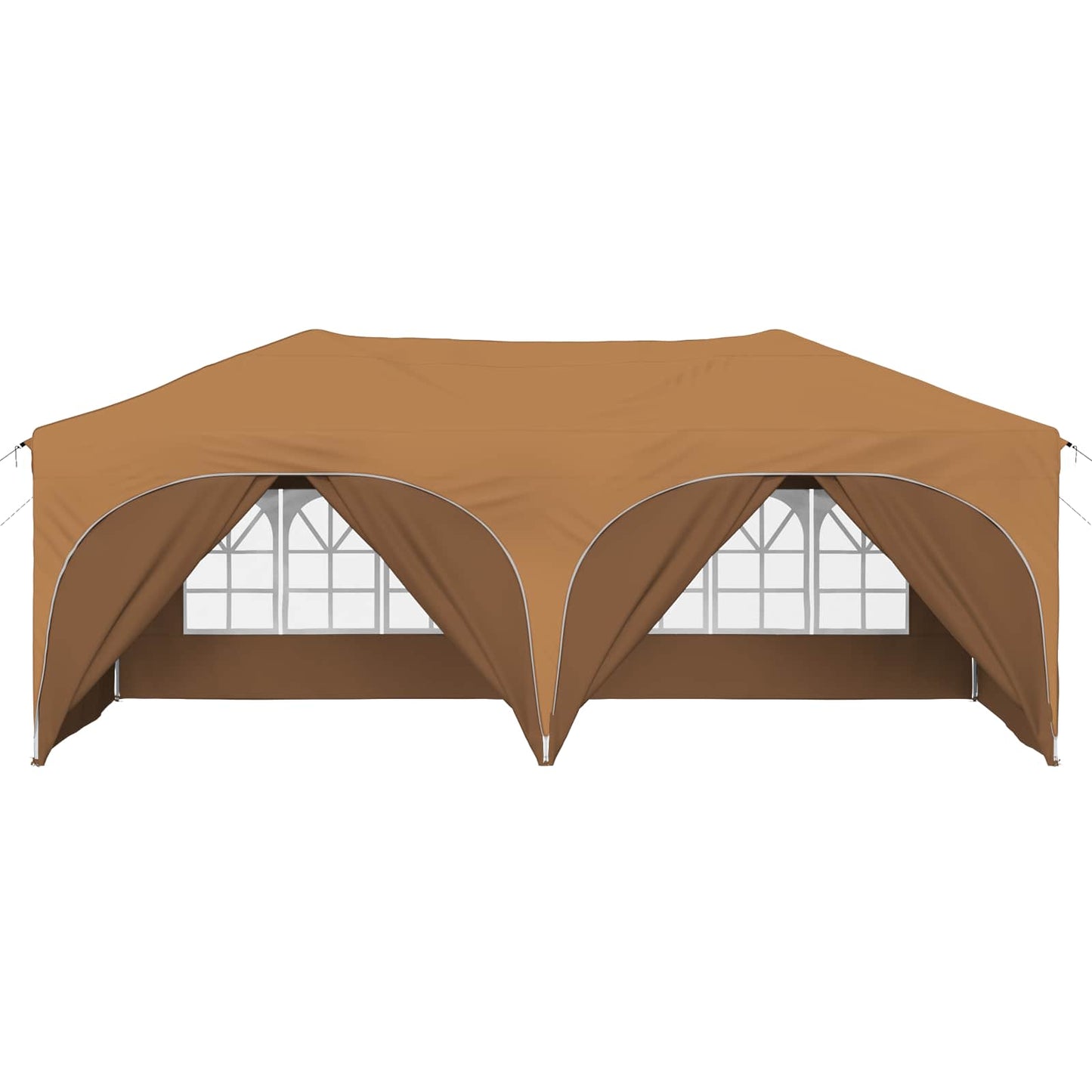 vidaXL Pop-up Party Tent 575 x 288 x 245 cm Beige Oxford Fabric