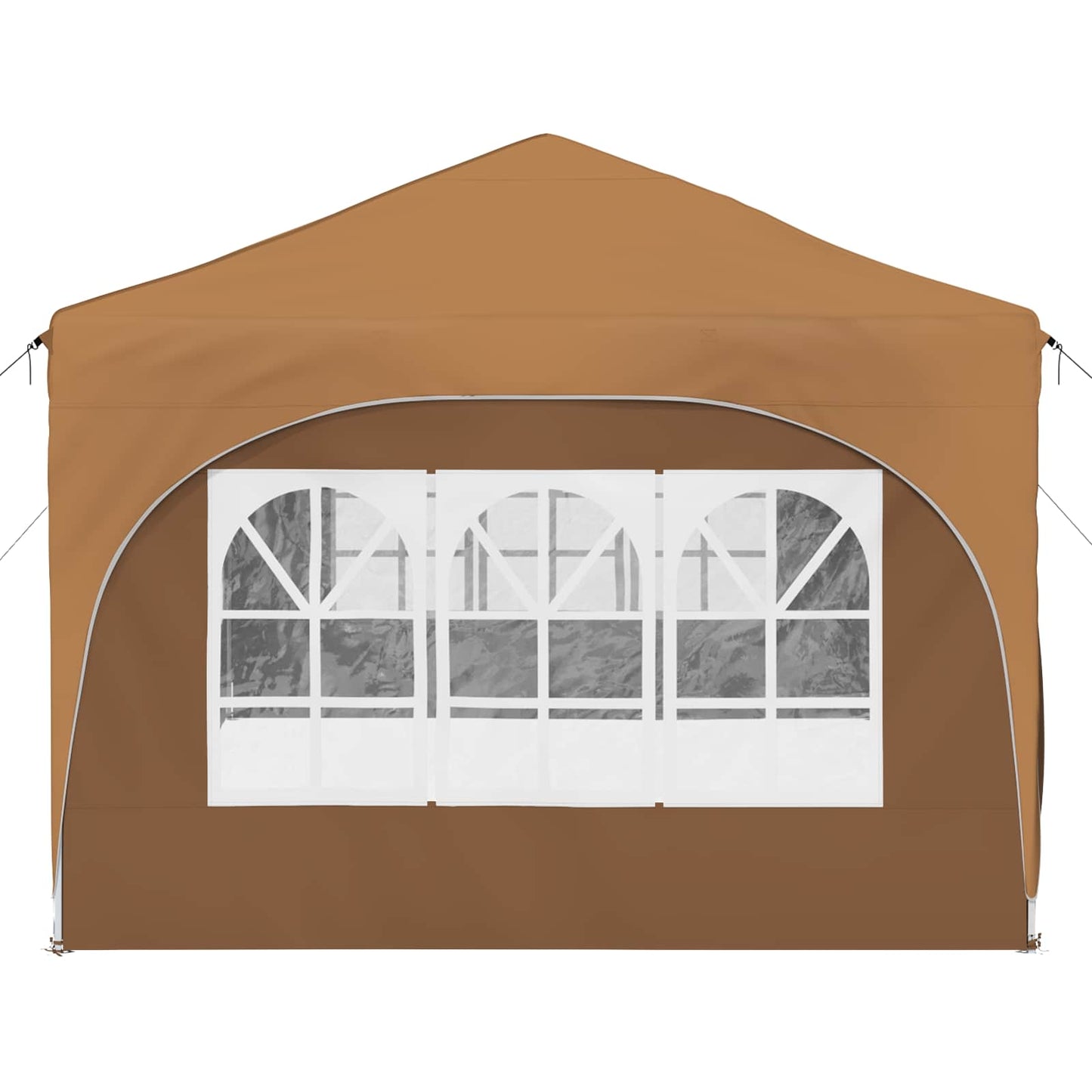 vidaXL Pop-up Party Tent 575 x 288 x 245 cm Beige Oxford Fabric