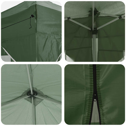 vidaXL Pop-up Party Tent 575 x 288 x 245 cm Green Oxford Fabric