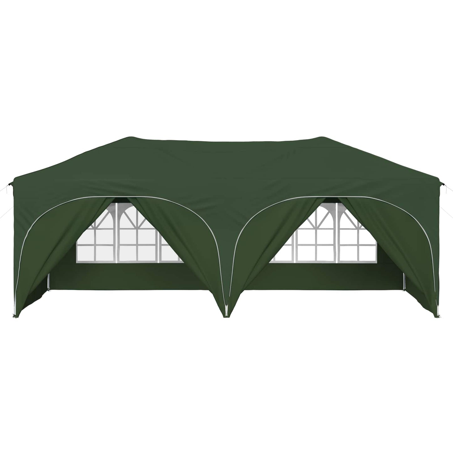 vidaXL Pop-up Party Tent 575 x 288 x 245 cm Green Oxford Fabric
