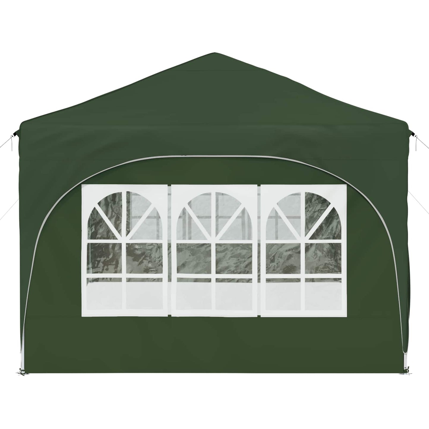vidaXL Pop-up Party Tent 575 x 288 x 245 cm Green Oxford Fabric