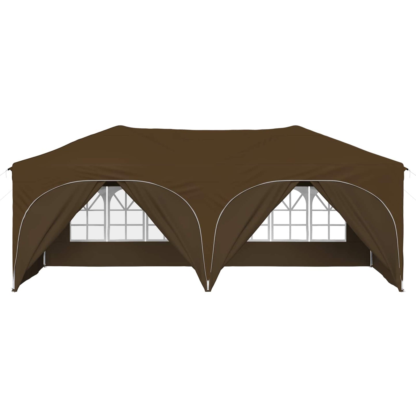 vidaXL Pop-up Party Tent 575 x 288 x 245 cm Taupe Oxford Fabric