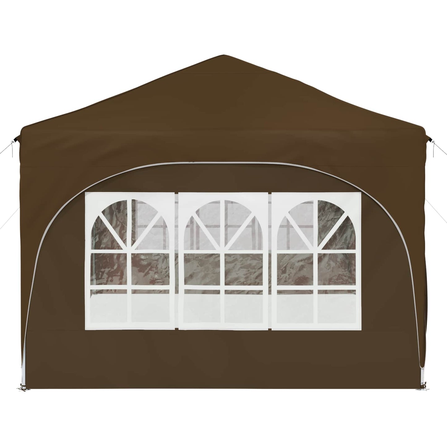 vidaXL Pop-up Party Tent 575 x 288 x 245 cm Taupe Oxford Fabric