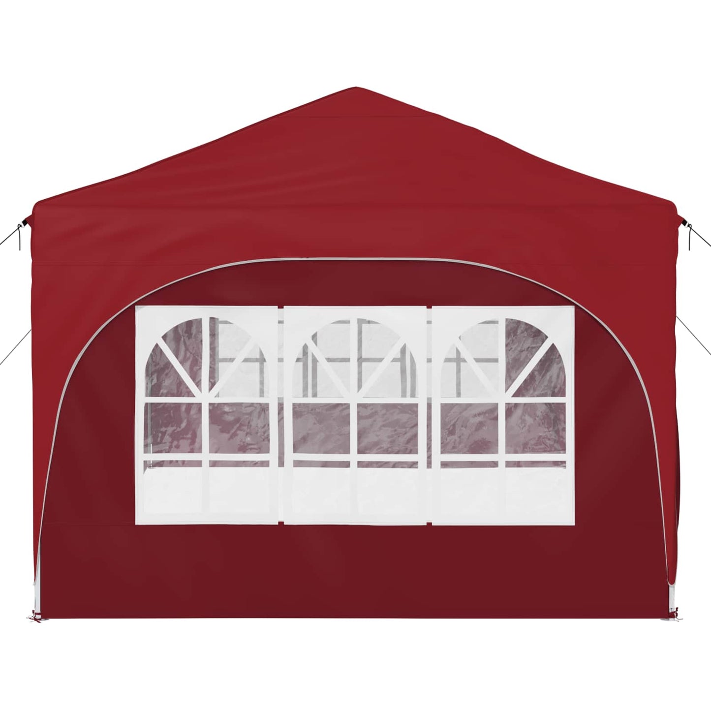 vidaXL Pop-up Party Tent 575 x 288 x 245 cm Burgundy Oxford Fabric