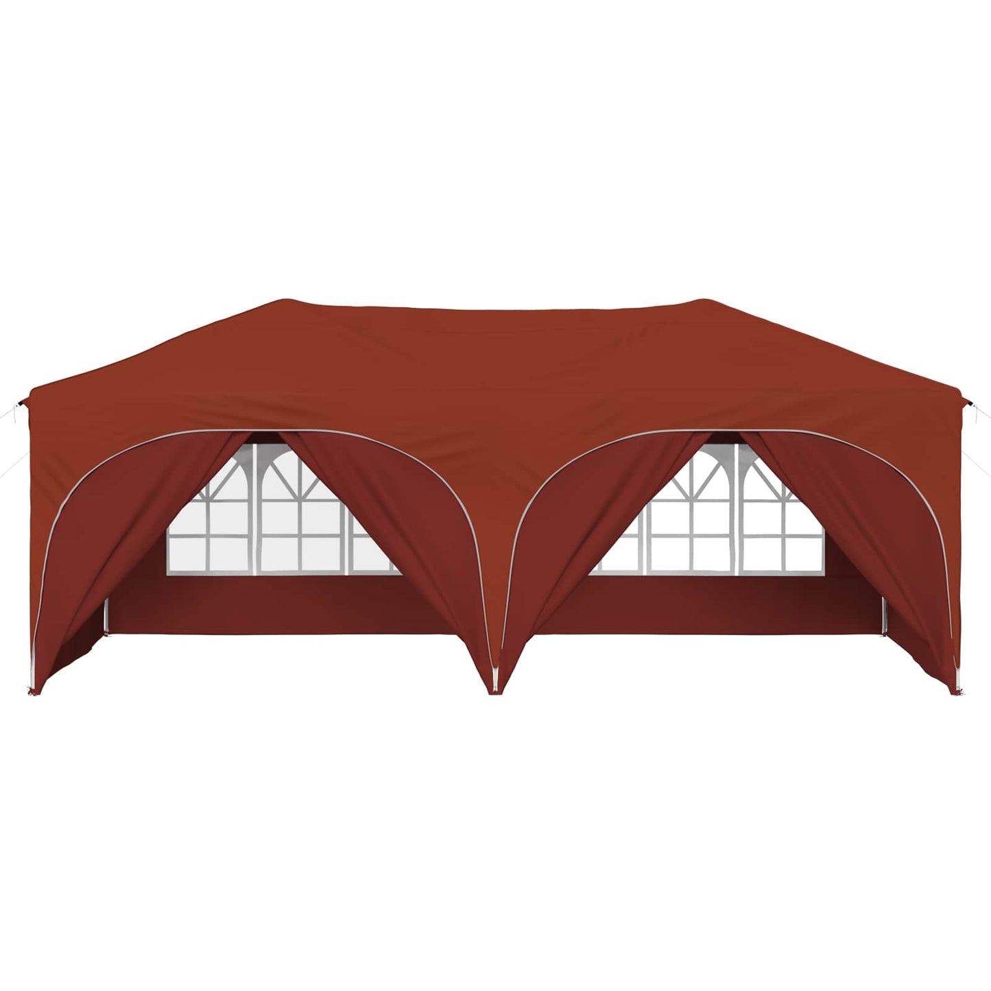 vidaXL Pop-up Party Tent 575 x 288 x 245 cm Terracotta Oxford Fabric