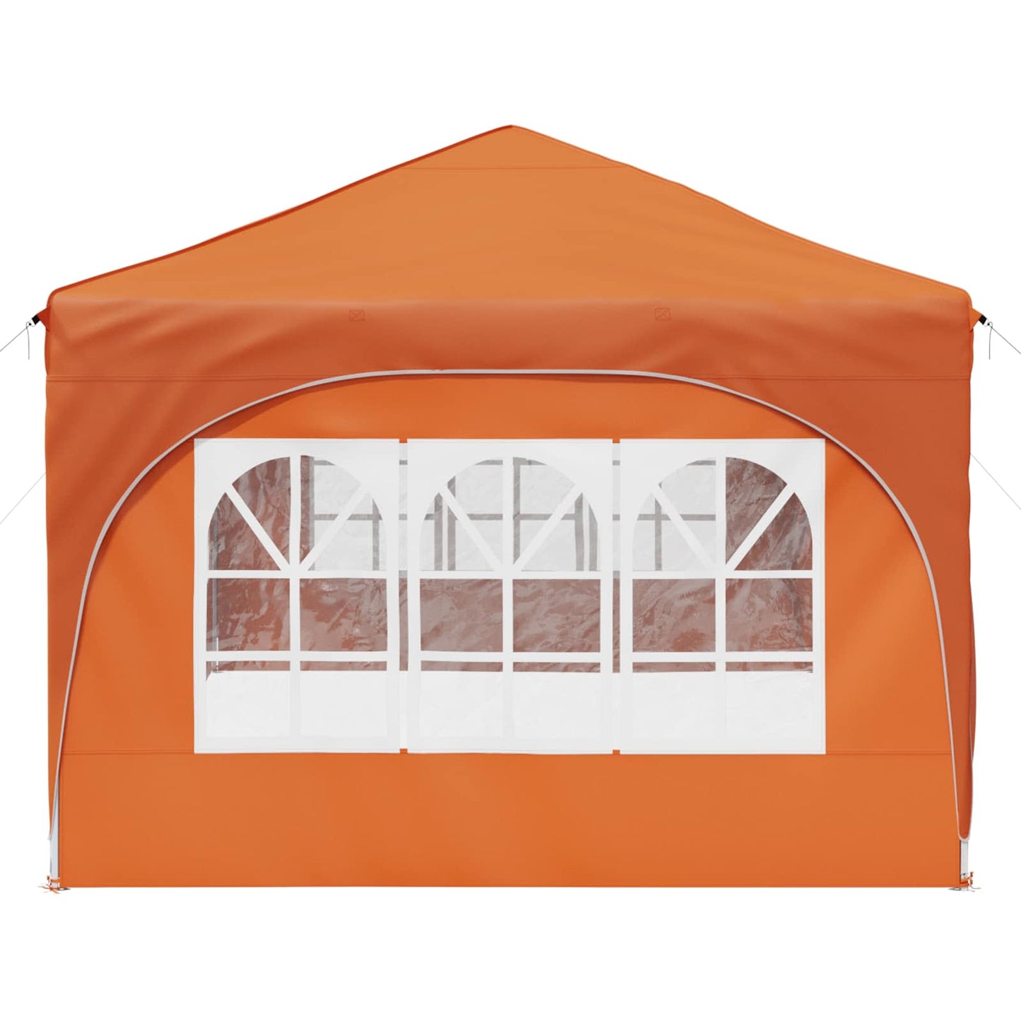 vidaXL Pop-up Party Tent 575 x 288 x 245 cm Orange Oxford Fabric