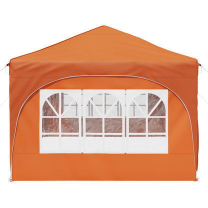 vidaXL Pop-up Party Tent 575 x 288 x 245 cm Orange Oxford Fabric
