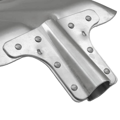 vidaXL Shovel Head Silver 43 x 32.5 cm Aluminum