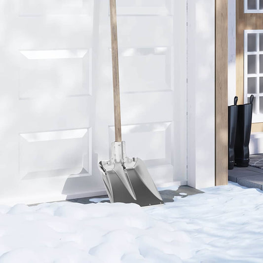 vidaXL Shovel Head 4 pcs Silver 43 x 32.5 cm Aluminum