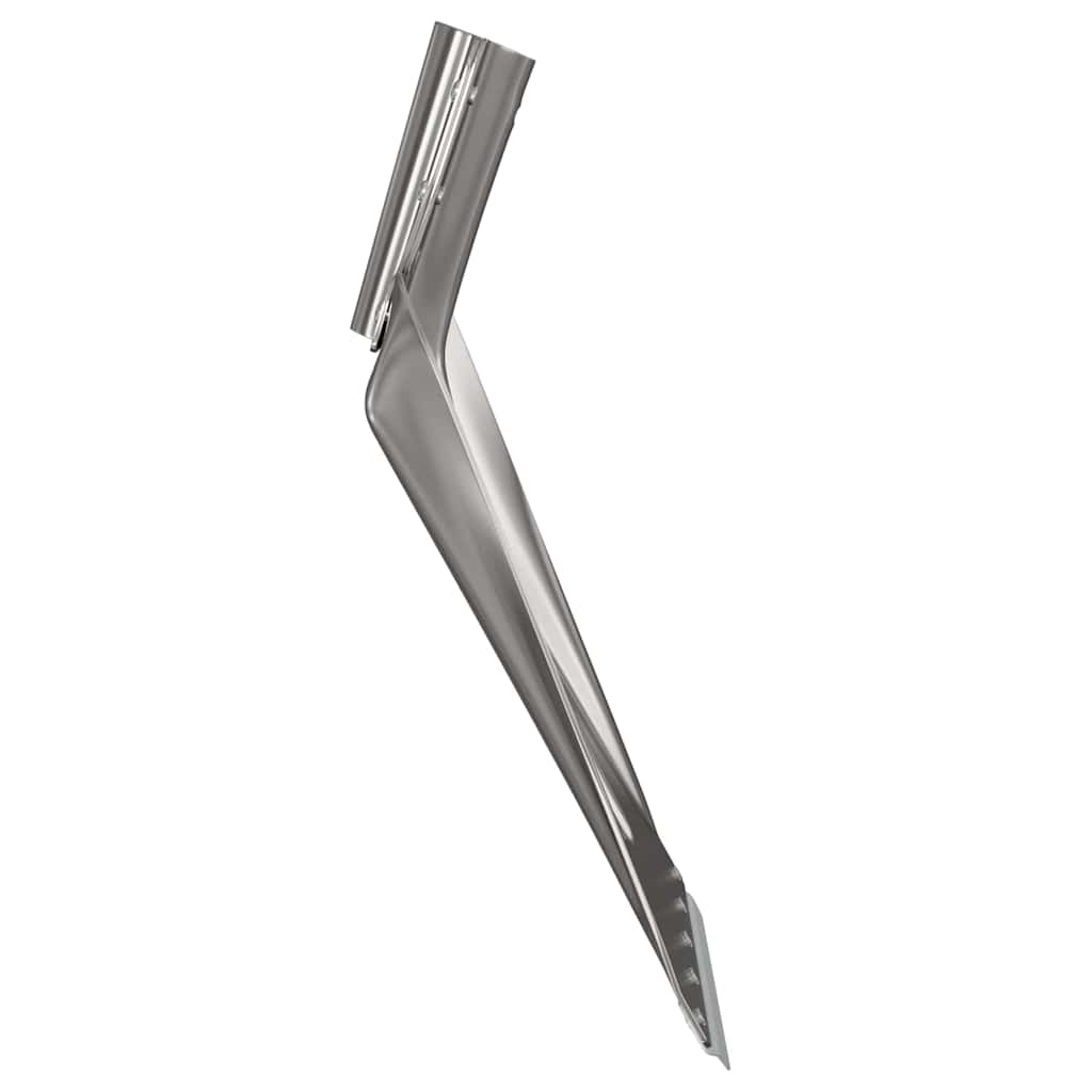 vidaXL Shovel Head 4 pcs Silver 43 x 32.5 cm Aluminum