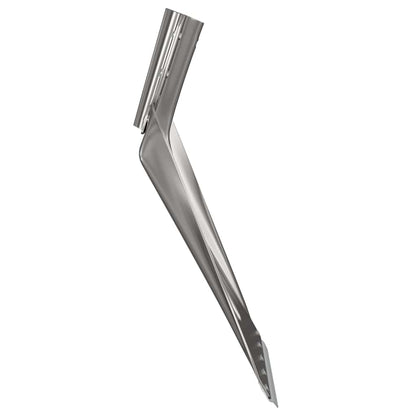 vidaXL Shovel Head 4 pcs Silver 43 x 32.5 cm Aluminum
