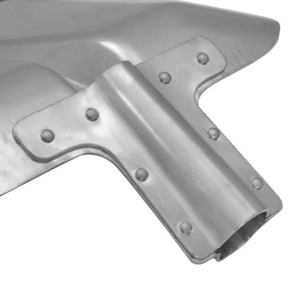 vidaXL Shovel Head 4 pcs Silver 45 x 38 cm Aluminum