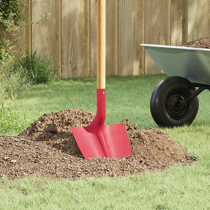 vidaXL Shovel Head 4 pcs Red 39.5 x 27.5 cm Powder-Coated Steel