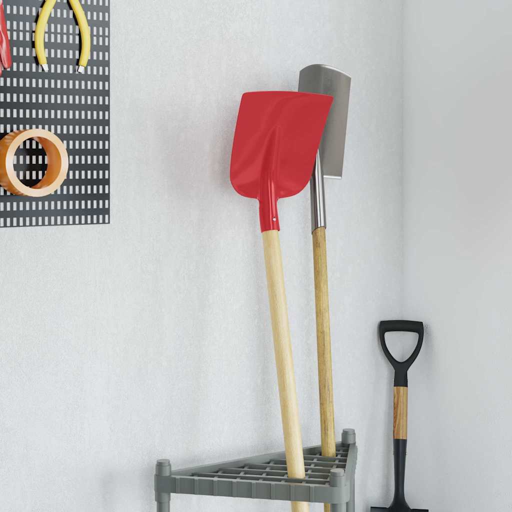 vidaXL Shovel Head Red 32 x 24.5 cm Powder-Coated Steel
