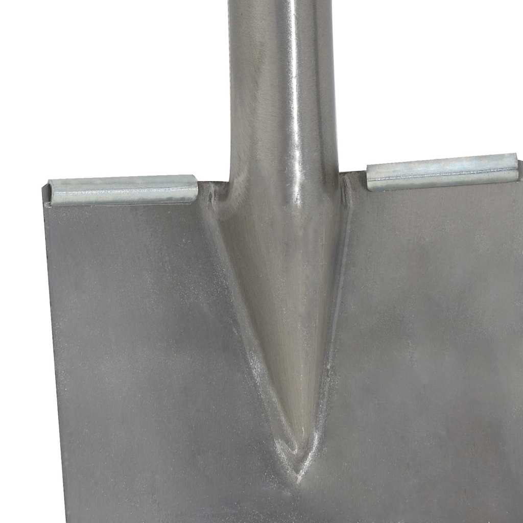 vidaXL Shovel Head 4 pcs Silver 43 x 17 cm Powder-Coated Steel