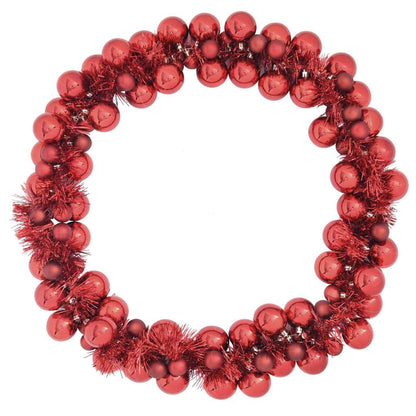 vidaXL Christmas Ball Garland Red 186 cm Polystyrene