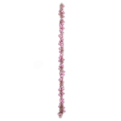 vidaXL Christmas Ball Garland Pink 186 cm Polystyrene