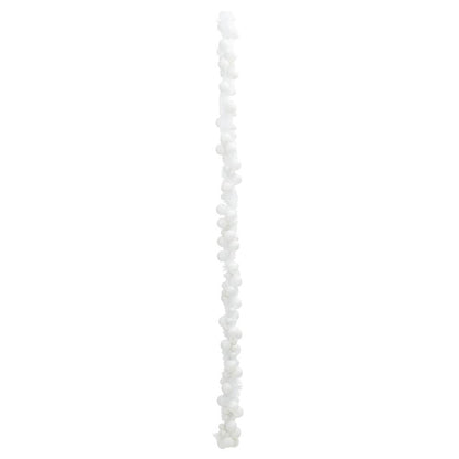 vidaXL Christmas Ball Garland White 186 cm Polystyrene