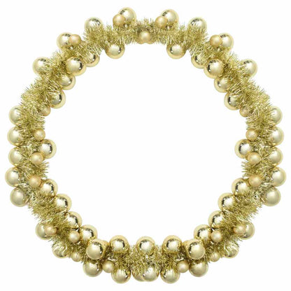 vidaXL Christmas Ball Garland Gold 186 cm Polystyrene