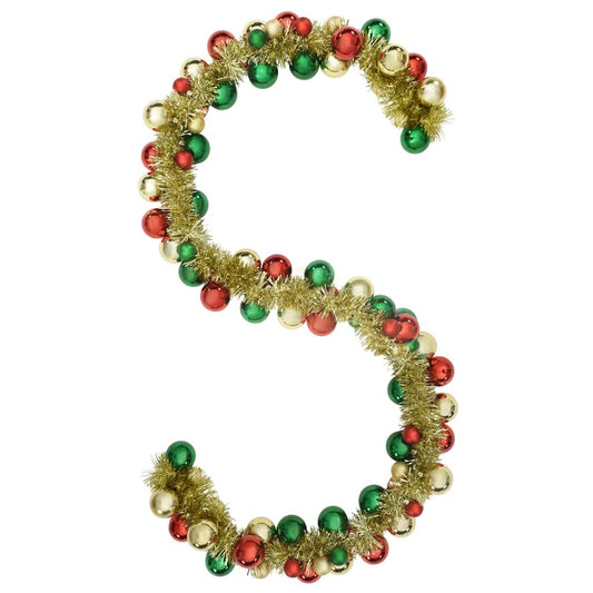 vidaXL Christmas Ball Garland Multicolour 186 cm Polystyrene