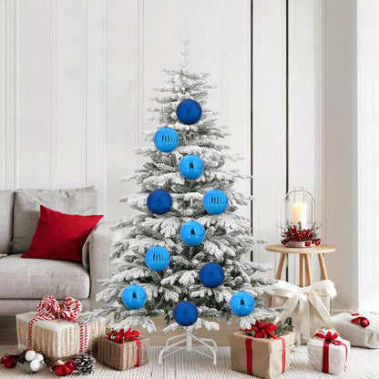 vidaXL Christmas Bauble Set XL 9 pcs Blue Plastic