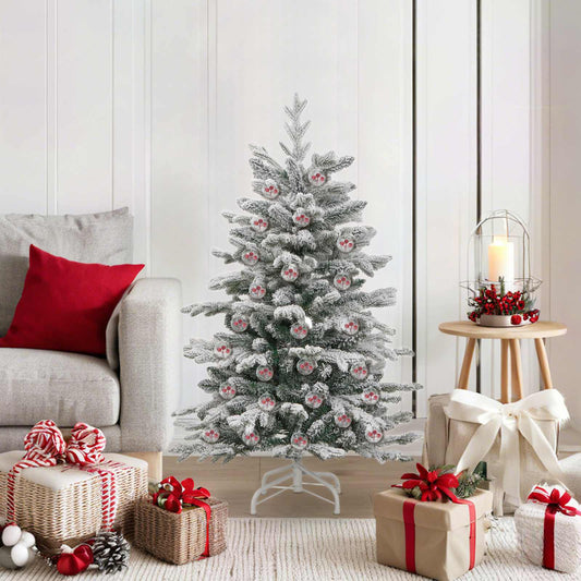 vidaXL Christmas Bauble Set 50 pcs Transparent Ø 5 cm Plastic