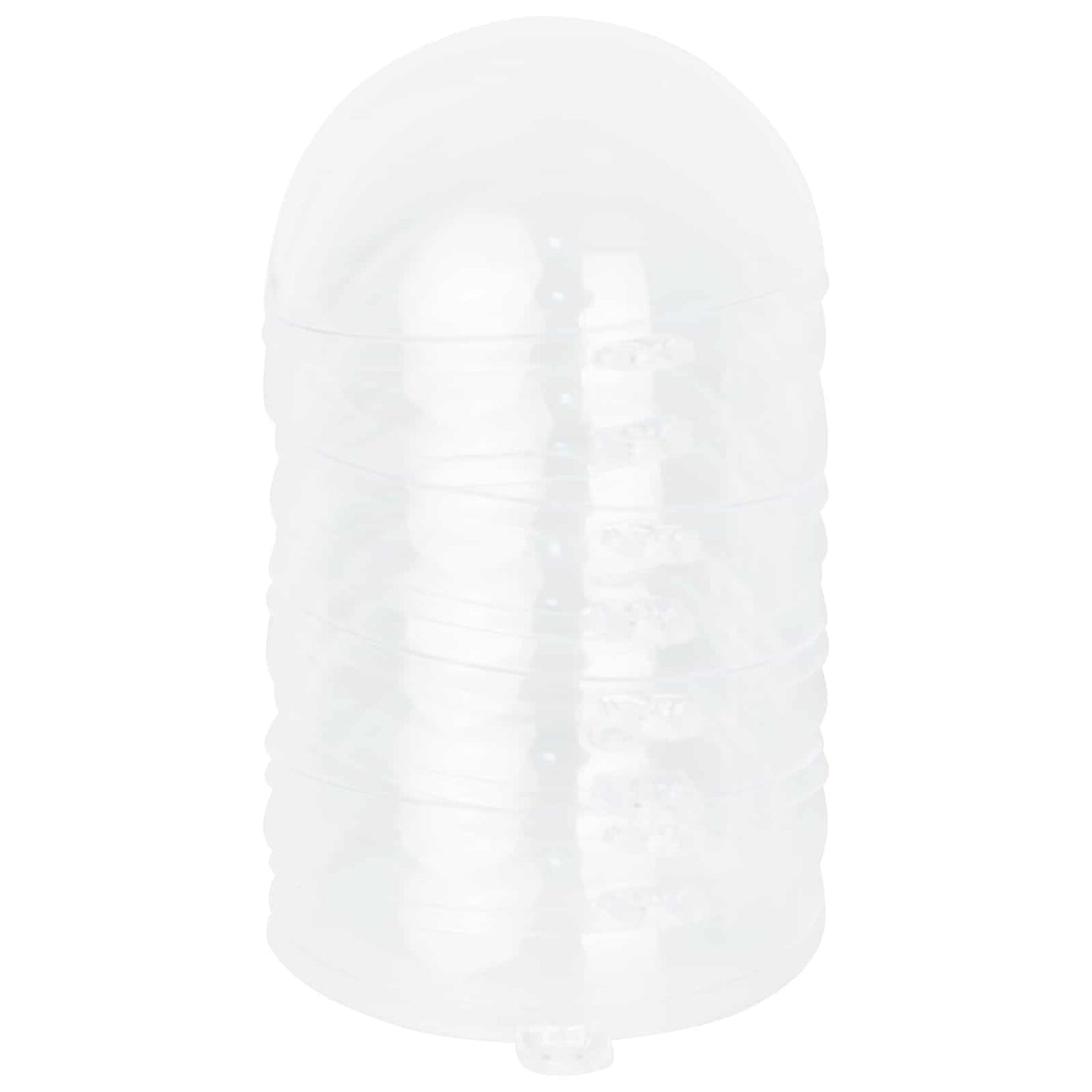 vidaXL Christmas Bauble Set 50 pcs Transparent Ø 5 cm Plastic