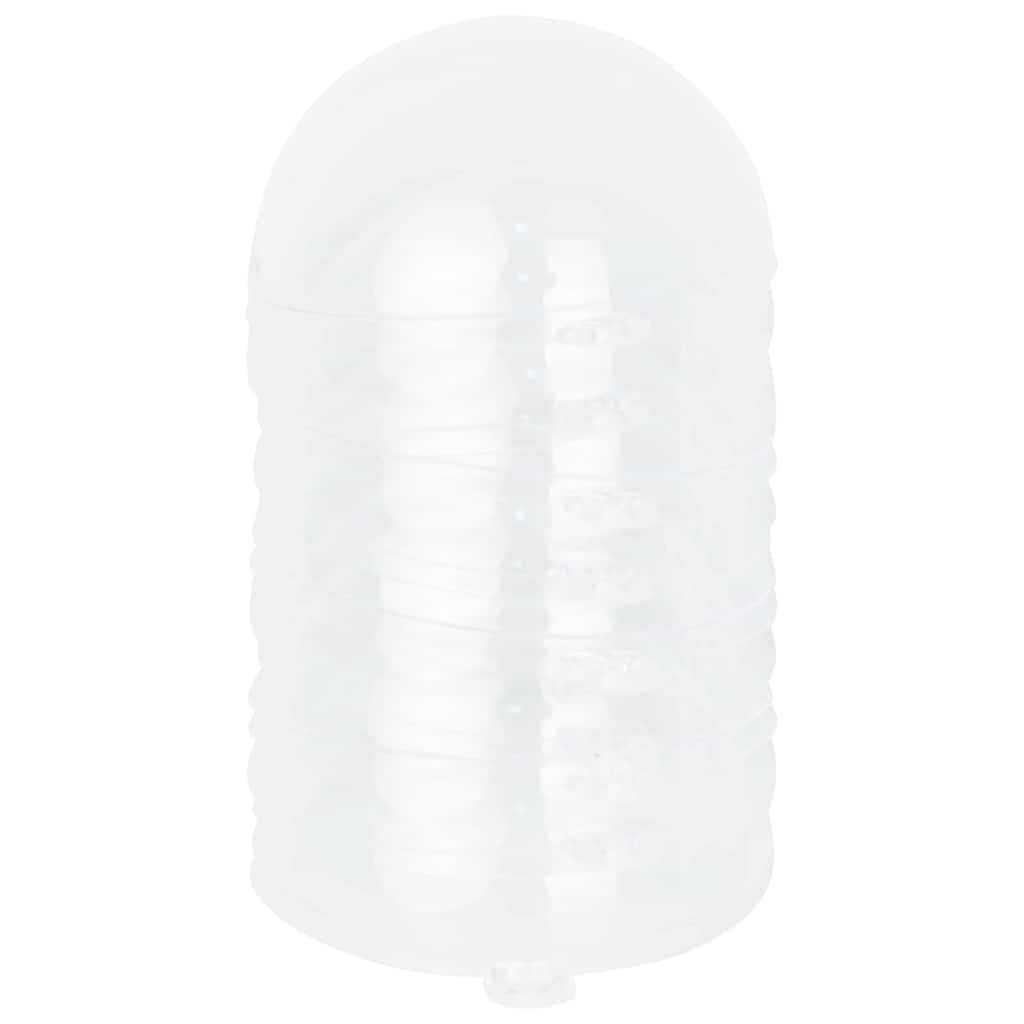 vidaXL Christmas Bauble Set 25 pcs Transparent Ø 10 cm Plastic