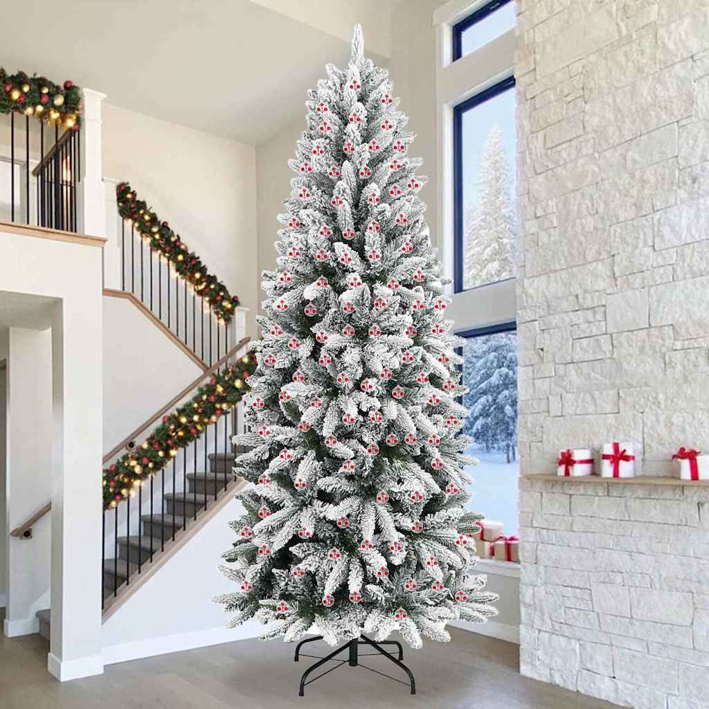 vidaXL Christmas Bauble Set 200 pcs Transparent Ø 5 cm Plastic