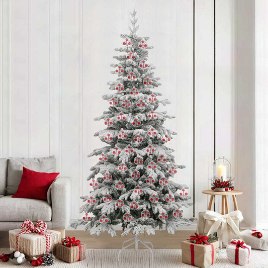 vidaXL Christmas Bauble Set 100 pcs Transparent Ø 10 cm Plastic