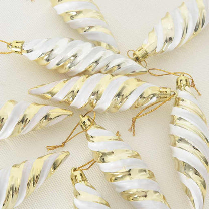 vidaXL Christmas Spiral Shape Ball 40 pcs Gold