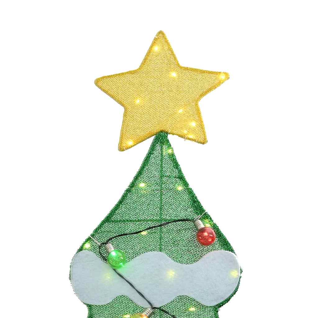 vidaXL Lighted Christmas Tree with 3 Gift Boxes 2D Warm White 180 cm
