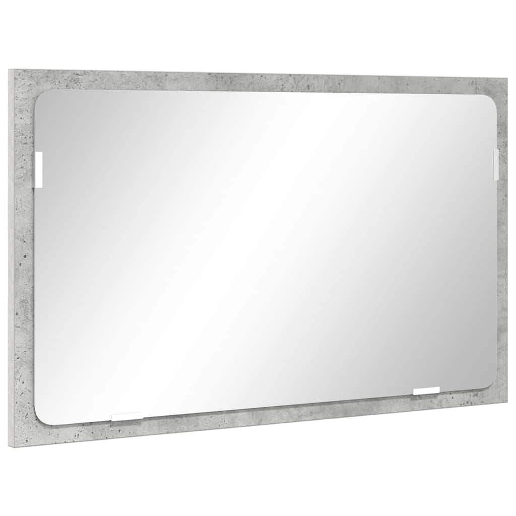 vidaXL Bathroom Furniture Set Concrete Grey 60 x 38.3 x 45 cm