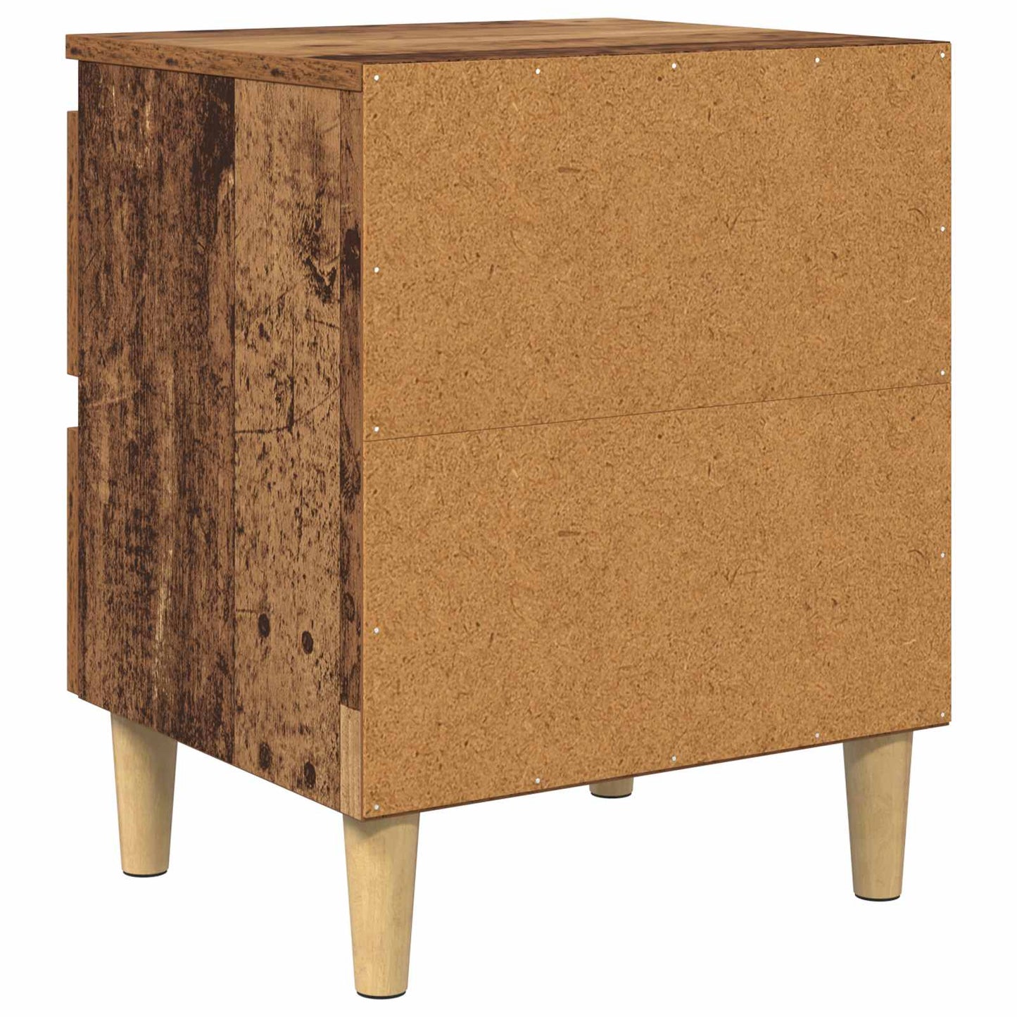 vidaXL Bed Cabinet Old Wood 40 x 35 x 50 cm Engineered Wood