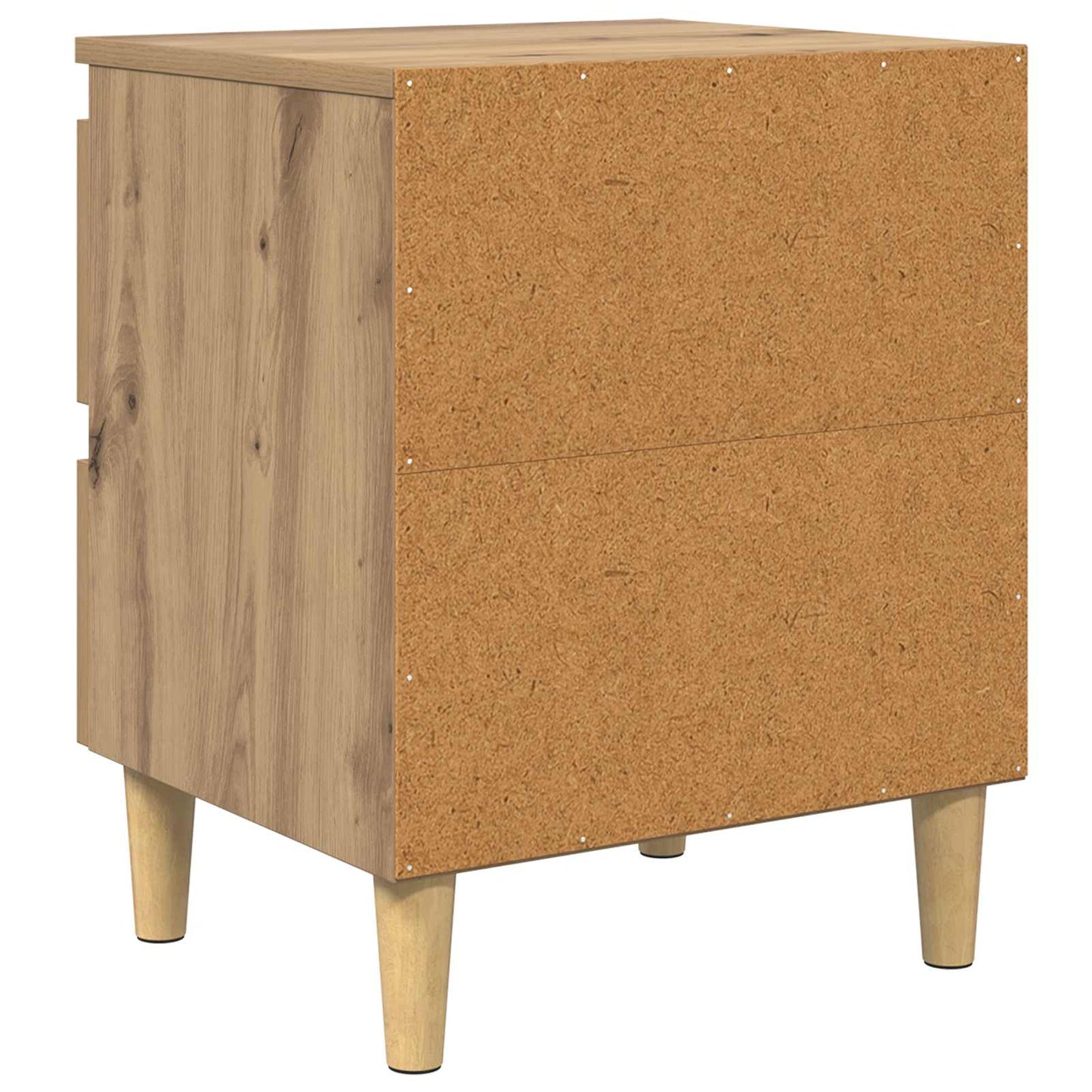 vidaXL Bed Cabinet Artisan Oak 40 x 35 x 50 cm Engineered Wood