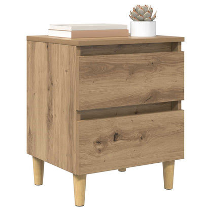 vidaXL Bed Cabinets 2 pcs Artisan Oak 40 x 35 x 50 cm Engineered Wood