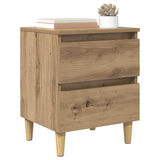 vidaXL Bed Cabinets 2 pcs Artisan Oak 40 x 35 x 50 cm Engineered Wood