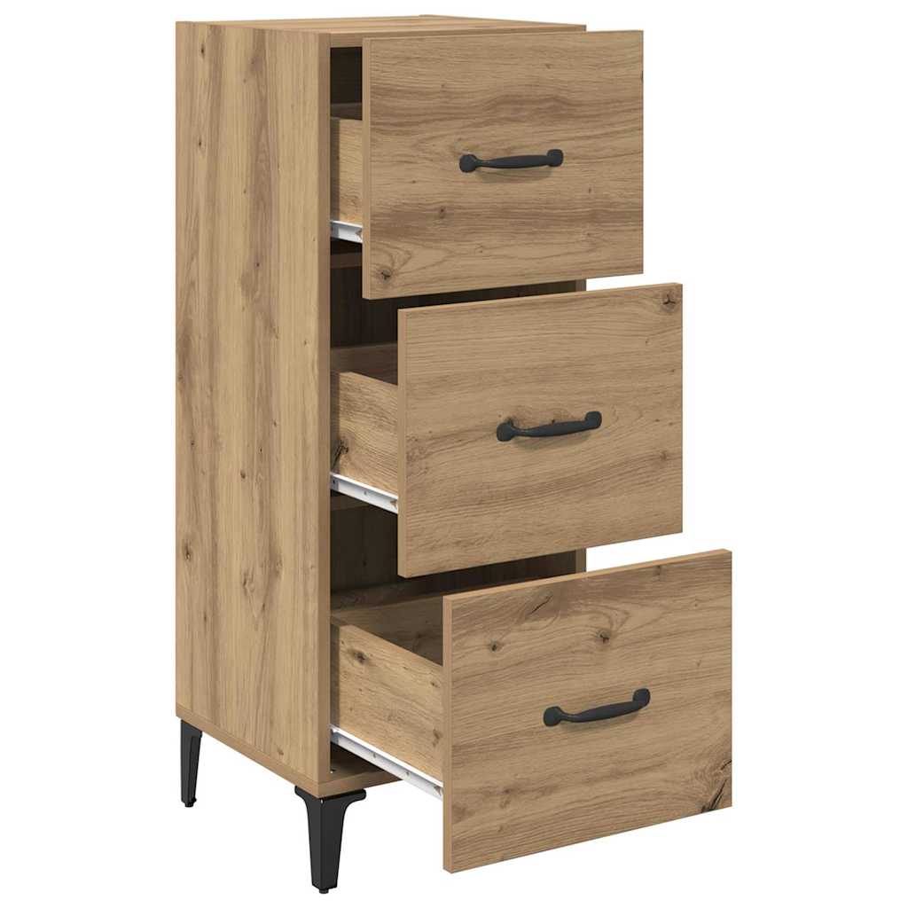 vidaXL Sideboard Artisan Oak 34.5 x 34 x 90 cm Engineered Wood