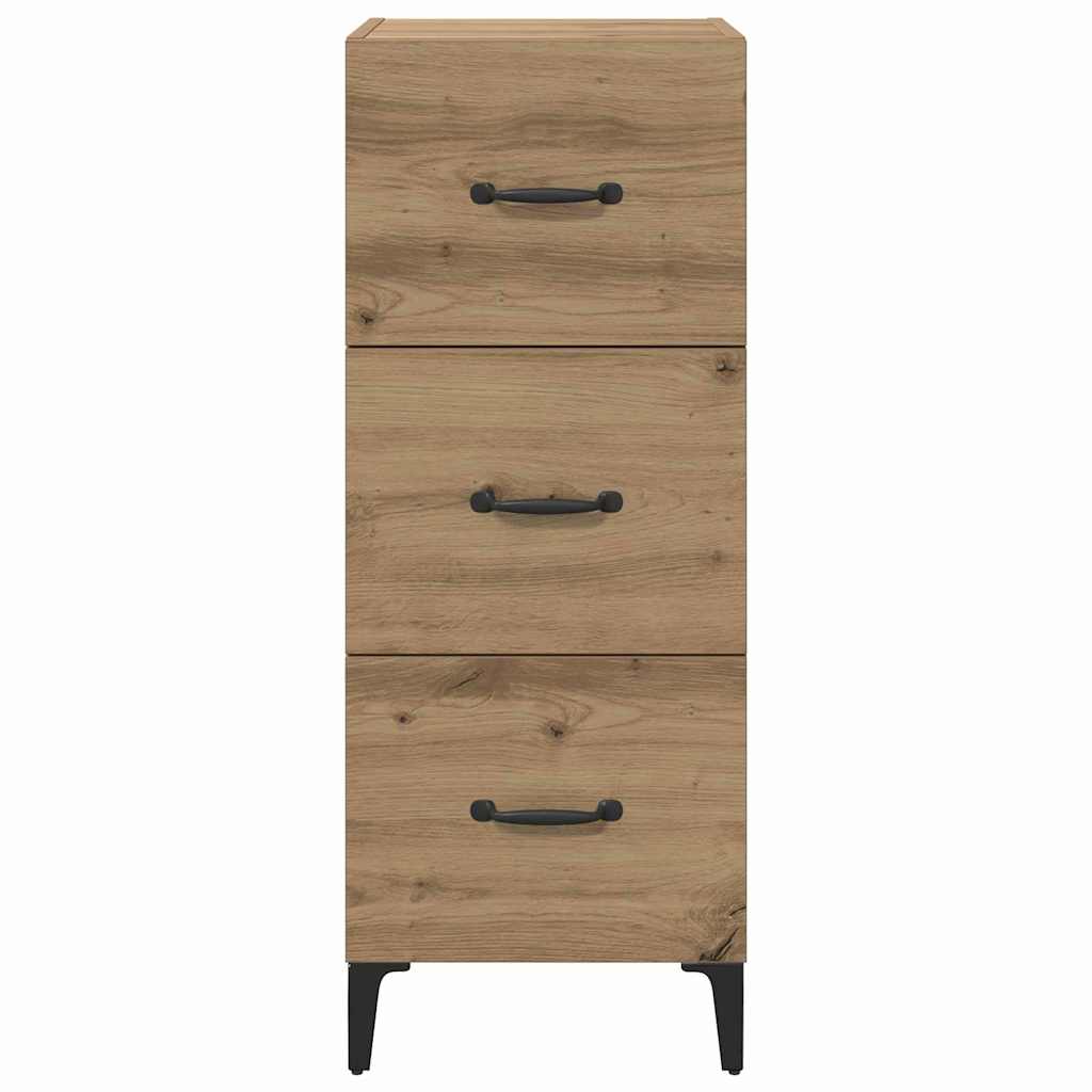 vidaXL Sideboard Artisan Oak 34.5 x 34 x 90 cm Engineered Wood