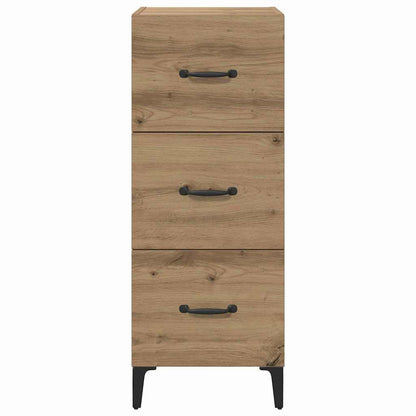 vidaXL Sideboard Artisan Oak 34.5 x 34 x 90 cm Engineered Wood