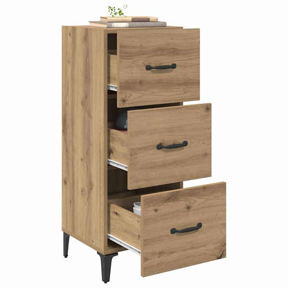 vidaXL Sideboard Artisan Oak 34.5 x 34 x 90 cm Engineered Wood